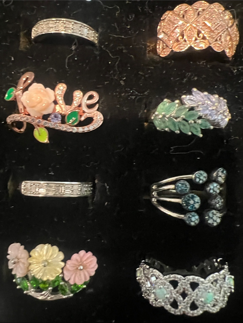 925 Sterling Silver Ring Collection NEW - Picture 9 of 12